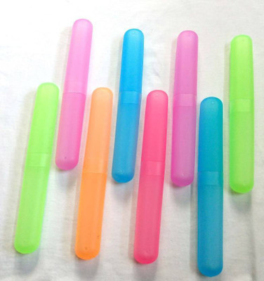 

smile4u Toothbrush Cap Tube Cover (MULTICOLOR) Plastic Toothbrush Holder(Multicolor)
