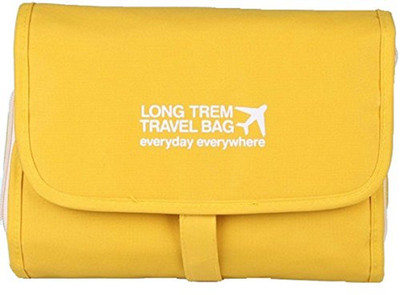 

House of kart Cosmetic Pouch(Yellow)