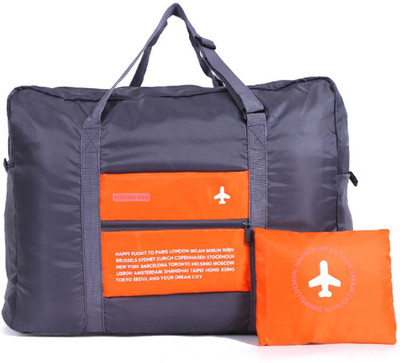 

RKPM Waterproof Polyester Travel Luggage Bag(Orange)
