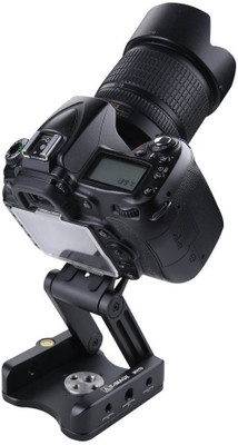 

E-image MH-10 / FH-10 DSLR Camera CNC Folding Z Tripod Flex Pan Tilt Ball Head Desktop Stand Holder For Sony Nikon Panasonic Lumix Payload Upto 3.5Kg Tripod Ball Head(Black, Supports Up to 3.5 g)