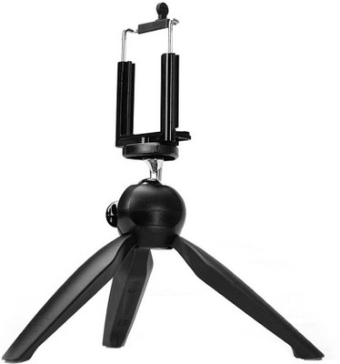 

STRAX YT-288 PHONE SINGLE PORTABLE TELEPHONE CAMERA CLIP STAND AND MINI Tripod Tripod(Black, Supports Up to 750 g)