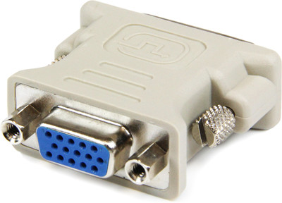 

Oxyura TV-out Cable DVI-I to VGA 24 + 5 Pin Male to VGA Female Adapter(Gray, For TV)