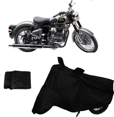 FASTEST Two Wheeler Cover for Royal Enfield(Classic 500, Black)