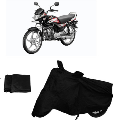 FASTEST Two Wheeler Cover for Hero(HF, Black)