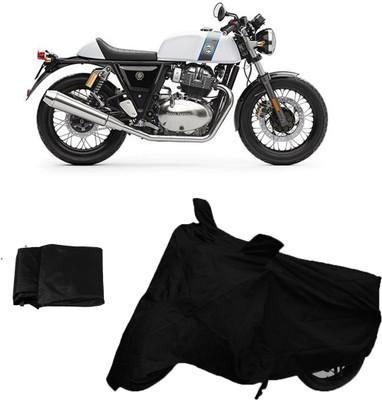 FASTEST Two Wheeler Cover for Royal Enfield(Continental GT, Black)