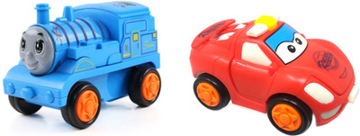 

Akrobo Deformation Toy Set Train and Car(Multicolor)