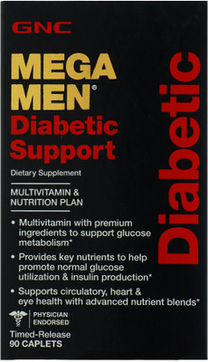 

GNC Mega Men Diabetic Support Caplets(90 No)