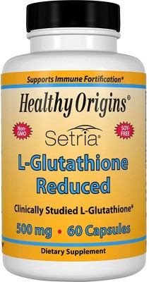 

Healthy Origins L-Glutathione (Setria) 500 mg, 60 Capsules(60 No)