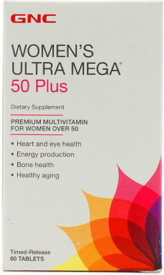 

GNC Women's Ultra Mega 50 Plus for Heart, Eye and Bone Health(60 No)