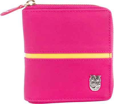 

Chumbak Women Evening/Party Pink Fabric Wallet(6 Card Slots)