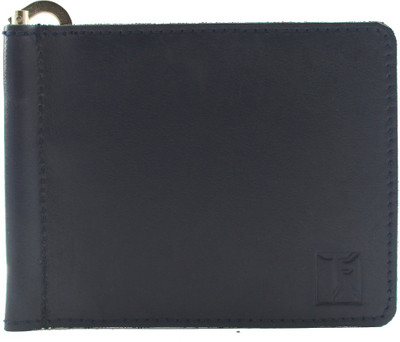 

TOFFIL Men Blue Genuine Leather Money Clip(2 Card Slots)