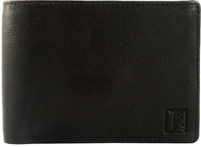 

Toffil Men Black Genuine Leather Wallet(6 Card Slots), Light black