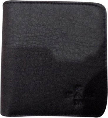 

REGE Boys Black Artificial Leather Wallet(6 Card Slots)
