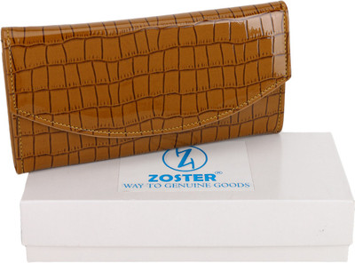

Zoster Women Casual Tan Artificial Leather Wallet(6 Card Slots), Brown