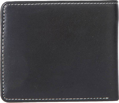 

HOB London Fashion Men Black Artificial Leather Wallet(3 Card Slots)