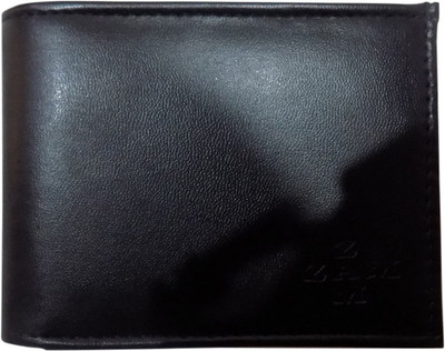 

REGE Men Black Artificial Leather Wallet(6 Card Slots)