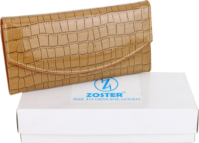 

Zoster Women Casual Beige Artificial Leather Wallet(6 Card Slots), Beige;brown