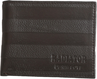 

RADIATOR Men Black Genuine Leather Wallet(8 Card Slots)
