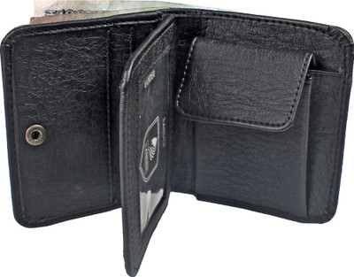 

LANDER Girls Black Artificial Leather Wallet(6 Card Slots)