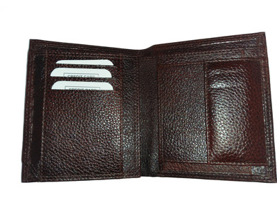 

MB STAR Women Brown Genuine Leather Wallet(7 Card Slots)
