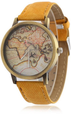

Cloudwood World Map Denim 22YE Designer Stylish Men's / Boy's Watch - For Boys