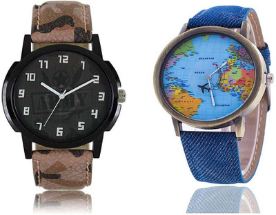 

Greenleaf Analogue Multicolour 100 Designer Stylish Combo Watch - For Couple
