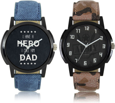 

LOREM W06-3-7 New Stylish Best Designer Combo Hand Watch - For Men