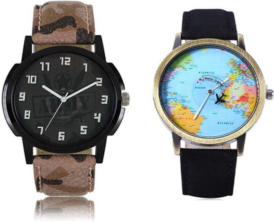 

Cloudwood Analogue Multicolour 99 Designer Stylish Combo Watch - For Couple