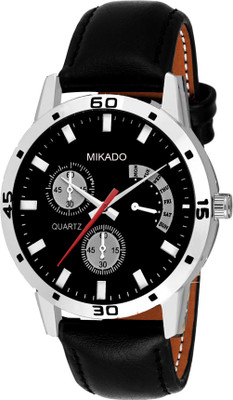 

Mikado Black Dial Analog watch for Men's and Boy's Watch - For Men