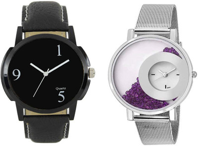 

Cloudwood Analogue Multicolour 125 Designer Stylish Combo Watch - For Couple