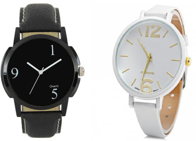 

Greenleaf Analogue Multicolour 54 Designer Stylish Combo Watch - For Couple