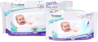 

Himalaya Herbals Gentle Baby Wipes 72 Pieces with Free 12 Pieces Wipes