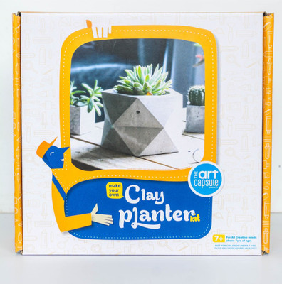 

The Art Capsule Clay Planter Kit