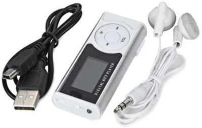 CRETO latest digital mp3 player silver color supports upto 16gb external memory card MP3 Player(Silver, 1.2 Display) available at flipkart for Rs.399