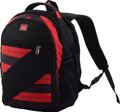 

HI-LIGHT SCHOOL AND COLLEGE BAG ART-1077 25 L Backpack(Blue, Black), Red black
