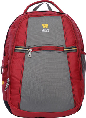 

Liviya SB-1448 38 L Backpack(Grey, Red)