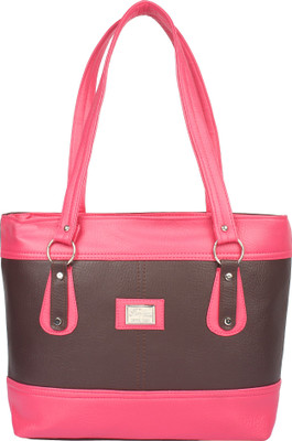 

Elli Fashion EF_HB_PinkNBrown5 Shoulder Bag(Pink, Brown, 14 inch)