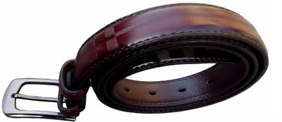 

BABA BLESSINGS Men Formal, Evening Brown Genuine Leather Belt