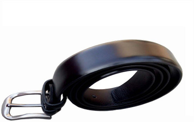 

BABA BLESSINGS Men Formal, Party Black Genuine Leather Belt