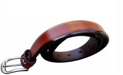 

BABA BLESSINGS Men Formal, Party Brown Genuine Leather Belt