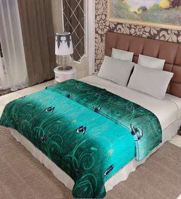 

Home Candy Floral  Coral Blanket(Polyester, Green