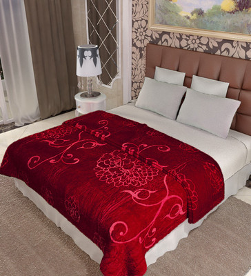 

Home Candy Floral  Coral Blanket(Polyester, Multicolor