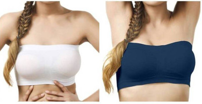 MEERA'S ERA Women Bandeau/Tube Non Padded Bra(Multicolor)