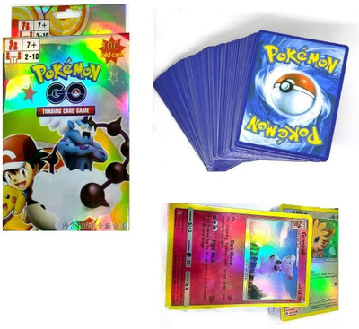 

Pepperonz 100 Gold Trading Card Game Fun Play for Kids(Multicolor)