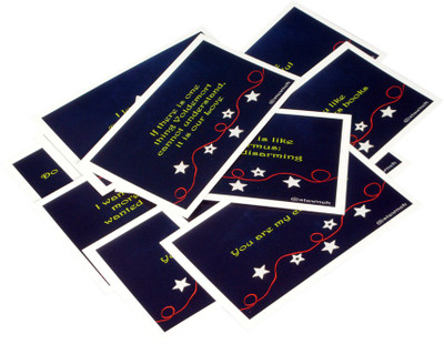 

STAWNCH 8 HARRY POTTER REASONS WHY I LOVE YOU GREETING CARDS[SET OF 8 CARDS SIZE 6" X 3.5"],BLACK Greeting Card(Black, Pack of 8)