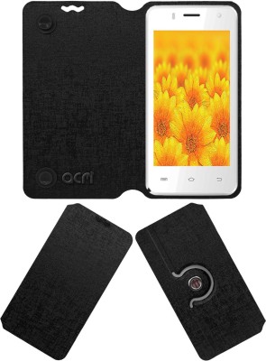 ACM Flip Cover for Intex Cloud N(Black, Cases with Holder, Pack of: 1)