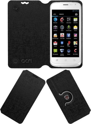 ACM Flip Cover for Celkon Ar-45(Black, Cases with Holder, Pack of: 1)