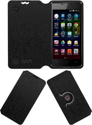 ACM Flip Cover for Micromax Bolt D320(Black, Cases with Holder, Pack of: 1)