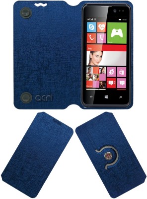 ACM Flip Cover for iBall Andi 4L Pulse(Blue, Cases with Holder, Pack of: 1)
