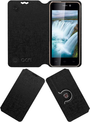 ACM Flip Cover for iBall Andi 4.5M Enigma(Black, Cases with Holder, Pack of: 1)
